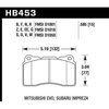 Hawk Ferro-Carbon, 0.585 Thickness, Set Of 4 HB453F.585